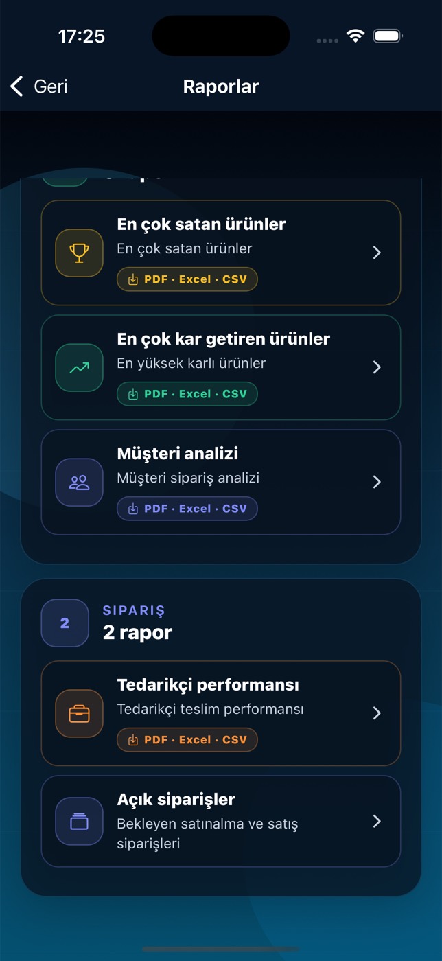 Uygulama ekranı